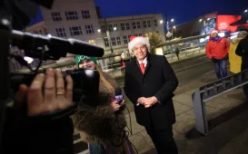 Pierwszy przejazd świątecznego tramwaju już za nami!