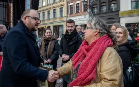 Prezydent podziękował młodzieży z ZSIŚ, 10.12.2025 
