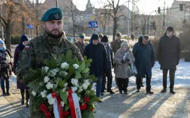 Uroczystość z okazji rocznicy zakończenia okupacji hitlerowskiej