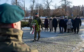 Uroczystość z okazji rocznicy zakończenia okupacji hitlerowskiej