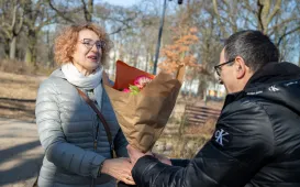 Międzypokoleniowy bieg w Parku Glazja