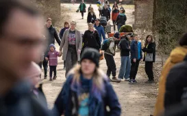 Leśne poszukiwanie pisanek na Barbarce