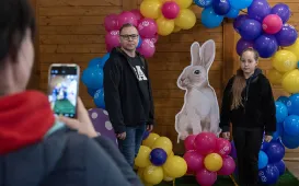 Leśne poszukiwanie pisanek na Barbarce