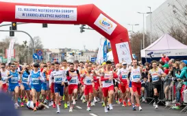 Bieg na 5 km w ramach Halowych Mistrzostw Europy Masters 