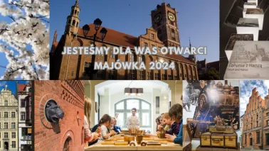 Plakat promujący Majówkę w Muzeum Okręgowym 2024.