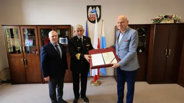  Spotkanie z rektorem-komendantem Akademii Marynarki Wojennej