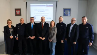 Odprawa roczna Komendy Miejskiej Policji w Toruniu
