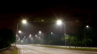 Prace oświetleniowe na Jarze