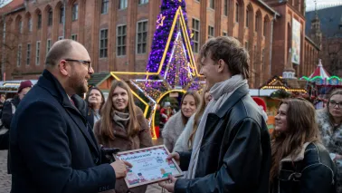 Prezydent podziękował młodzieży z ZSIŚ