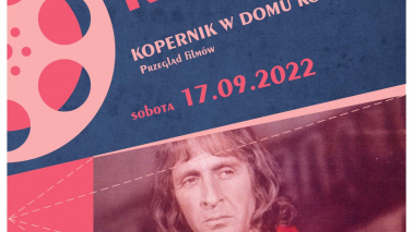 Plakat spotkania "Ale Kosmos! Kopernik w Domu Kopernika!"