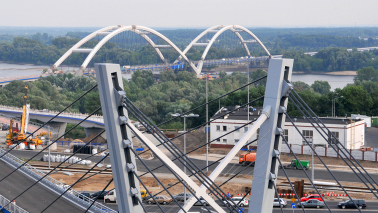 Nadzór nad budową mostu w Toruniu 