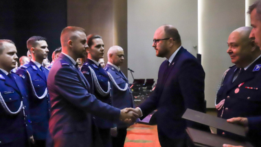  Za wzorowe wypełnianie obowiązków służbowych Prezydent Gulewski nagrodził 3 funkcjonariuszy.