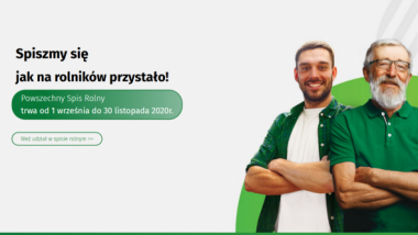 Na zdjęciu grafika ze strony internetowej Powszechnego Spisu Rolnego z miejscem, gdzie trzeba wejść, by rozpocząć samodzielny udział w spisie