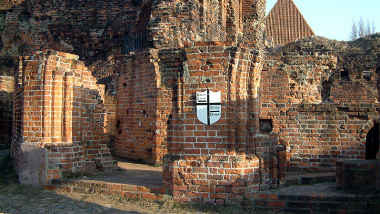 zdjęcie ruin Zamku Krzyżackiego, fot. Małgorzata Litwin