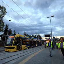 Przejazd techniczny po nowej linii tramwajowej, 3.08.2023 r.