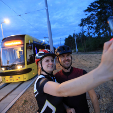 Przejazd techniczny po nowej linii tramwajowej, 3.08.2023 r.