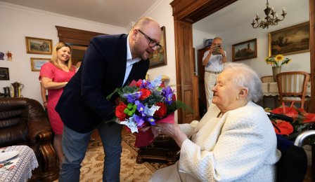 Spotkanie ze 100-latką, 14.08.2024 r.